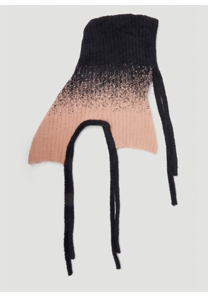 Ottolinger Fuzzy-knit Balaclava - Woman Hats Black One Size