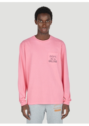 Gallery Dept. Logo Print T-shirt - Man T-shirts Pink Xl