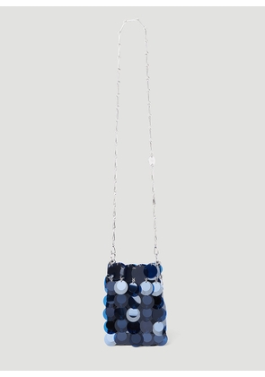 Paco Rabanne Sparkle Mini Shoulder Bag - Woman Shoulder Bags Blue One Size