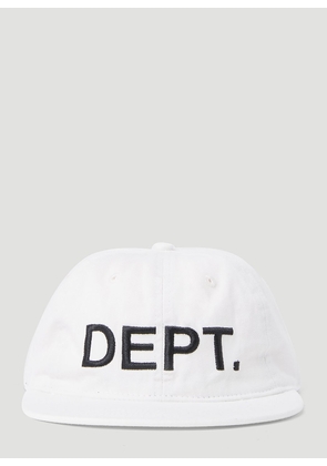 Gallery Dept. Logo Embroidery Baseball Cap - Man Hats White One Size