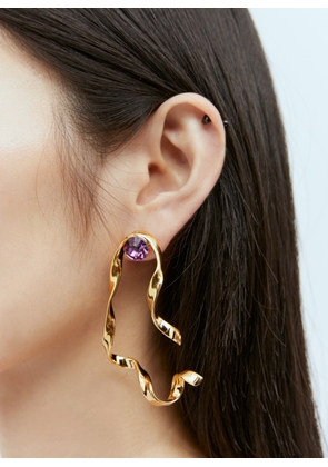 Dries Van Noten Curly Earrings - Woman Jewellery Gold One Size