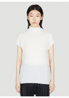 Issey Miyake Wooly Pleats Top - Woman Tops White 2