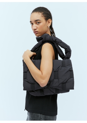 Issey Miyake Square Cushion Shoulder Bag - Woman Shoulder Bags Black One Size