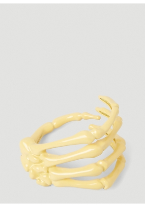 Raf Simons Skeleton Hand Bracelet - Man Jewellery Yellow Jpn - 1