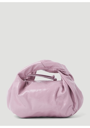 Dries Van Noten Twisted Handle Handbag - Woman Handbags Purple One Size