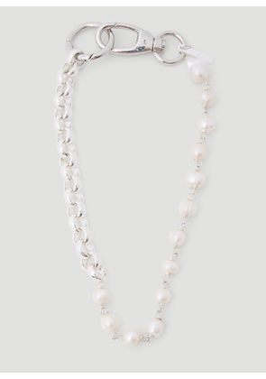 Pearl Octopuss.y Vampire Pearl Wallet Chain -  Jewellery Silver One Size