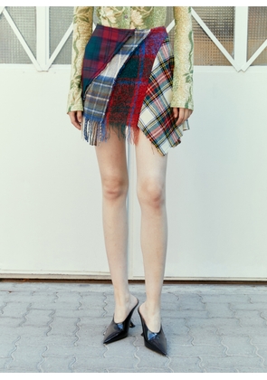 Rave Review Eira Tarten Mini Skirt - Woman Skirts Red Eu - 38