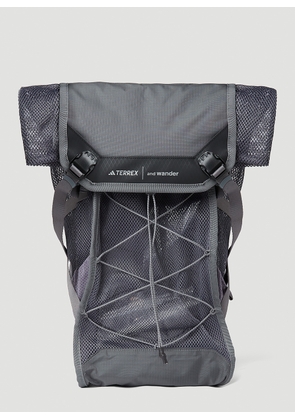 adidas Terrex x And Wander Mesh Hiking Backpack -  Backpacks Grey One Size