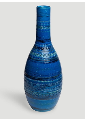 Bitossi Ceramiche Rimini Bottiglia Vase -  Ceramics Blue One Size