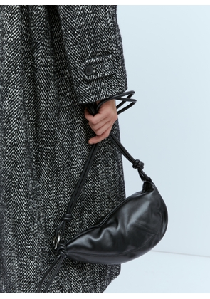 Dries Van Noten Soft Leather Crossbody Bag - Man Crossbody Bags Black One Size