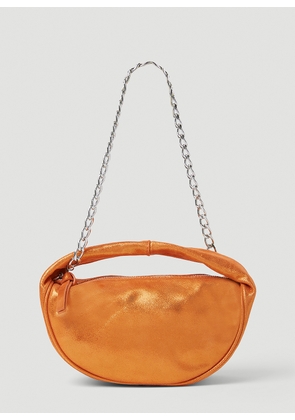 BY FAR Baby Cush Leather Handbag - Woman Handbags Orange One Size