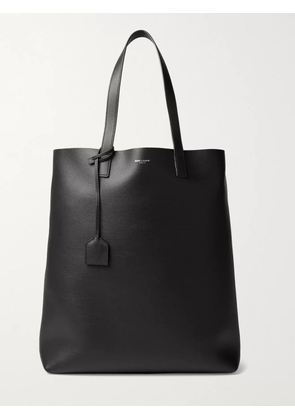 SAINT LAURENT - Leather Tote Bag - Men - Black