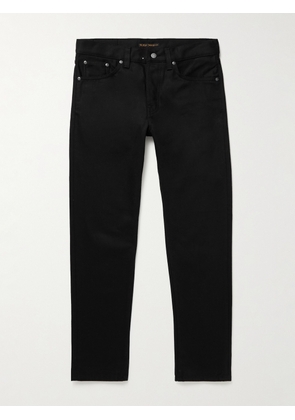 Nudie Jeans - Steady Eddie II Slim-Fit Tapered Organic Jeans - Men - Black - 28W 32L