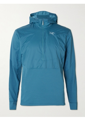 Arc'teryx - Delta Hybrid Polartec® Power Dry® Jersey Hooded Jacket - Men - Blue - S