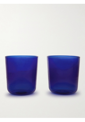 RD.LAB - Alice Luisa Set of Two Glass Wine Tumblers - Men - Blue