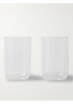 RD.LAB - Tuccio Set of Two Glass Tumblers - Men - Neutrals