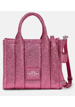 Marc Jacobs The Mini glittered leather tote bag