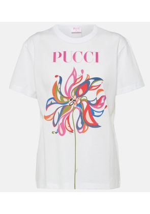 Pucci Logo printed cotton jersey T-shirt