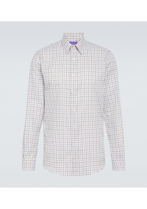 Ralph Lauren Purple Label Checked cotton shirt