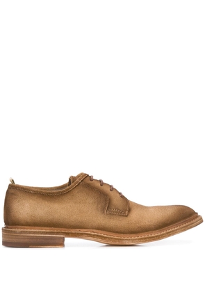 Officine Creative fadded-effect low-heel derby shoes - Brown