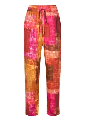 Lenny Niemeyer abstract-print slim-cut trousers - Multicolour