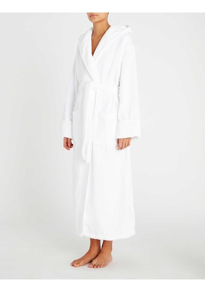 Hooded hydrocotton robe