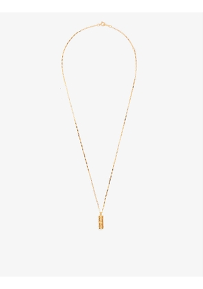 The Amore 24ct yellow-gold plated bronze pendant necklace