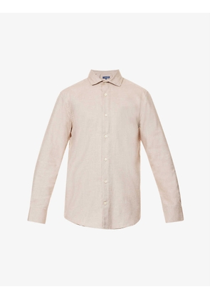 Antonio regular-fit cotton and cashmere-blend shirt