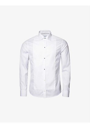 Super slim-fit cotton-poplin dress shirt