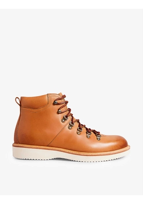 Liykere lace-up leather hiker boots