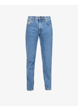 Gritty Jackson straight-leg mid-rise jeans