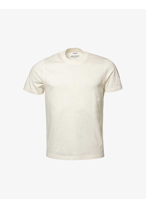 Casual cotton and linen-blend T-shirt