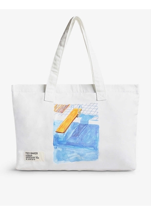 Diverr printed canvas tote bag