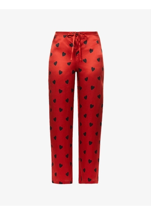Hart heart-print silk pyjama trousers
