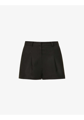Aricie high-rise woven shorts