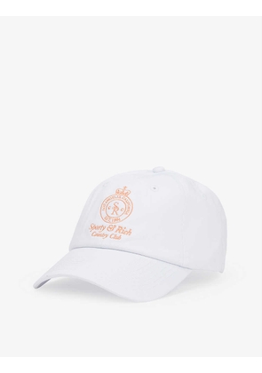Crown logo-embroidered cotton baseball cap