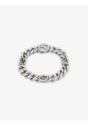 Interlocking G sterling-silver bracelet