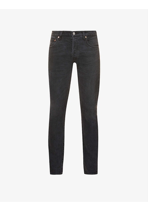 Adler regular-fit tapered stretch-denim jeans