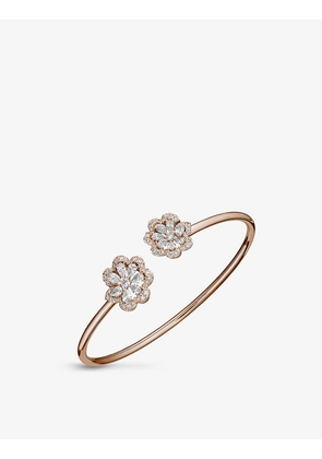 Precious Lace Frou-Frou 18ct rose-gold and 1.85ct round-cut diamond bangle