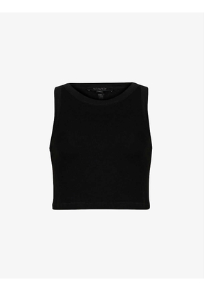 Rina cropped woven top