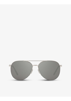 Dior180 pilot-frame metal sunglasses
