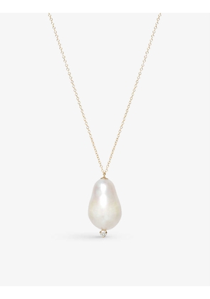 Zoë Chicco 14ct yellow gold and pearl necklace