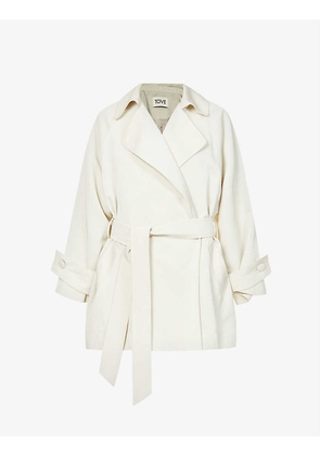 Ripley belted relaxed-fit woven trench coat