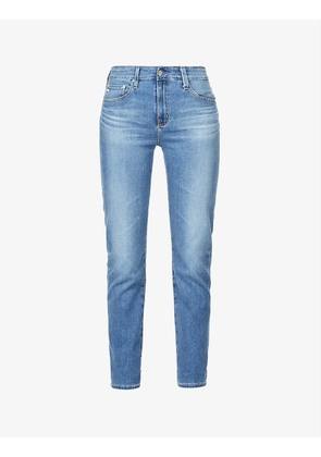 Ex-Boyfriend straight-leg mid-rise stretch-denim jeans