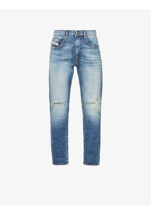 D-Strukt slim-fit tapered stretch-denim jeans