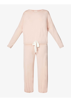Gisele Slouchy stretch-jersey pyjama set