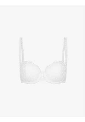 Toujours stretch-lace strapless bra