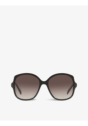 CL40172U round-frame acetate sunglasses