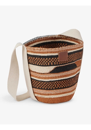 Prairie woven basket bag