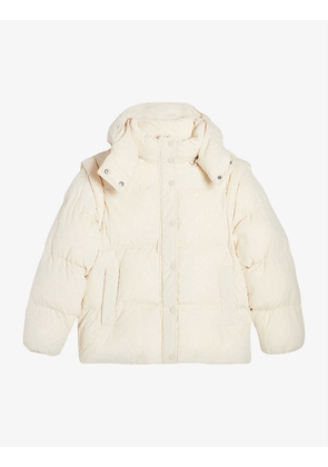 Glacial hooded padded puffer jacket